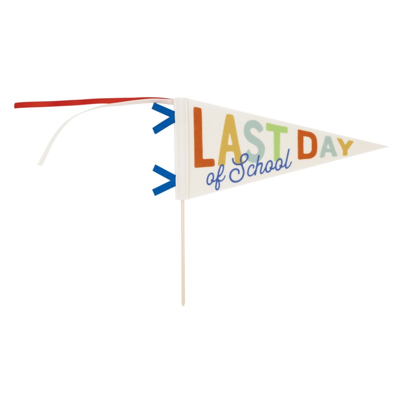 Last Day of School Primary Felt Pennant Banner