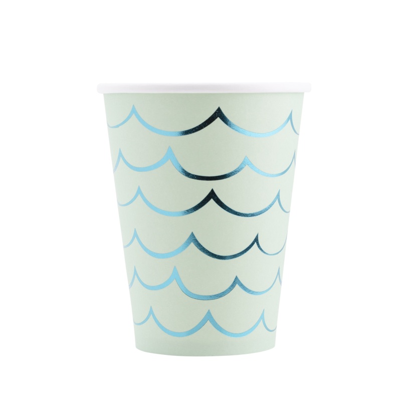 Mermaid Tail Paper Party Cups - 12 oz