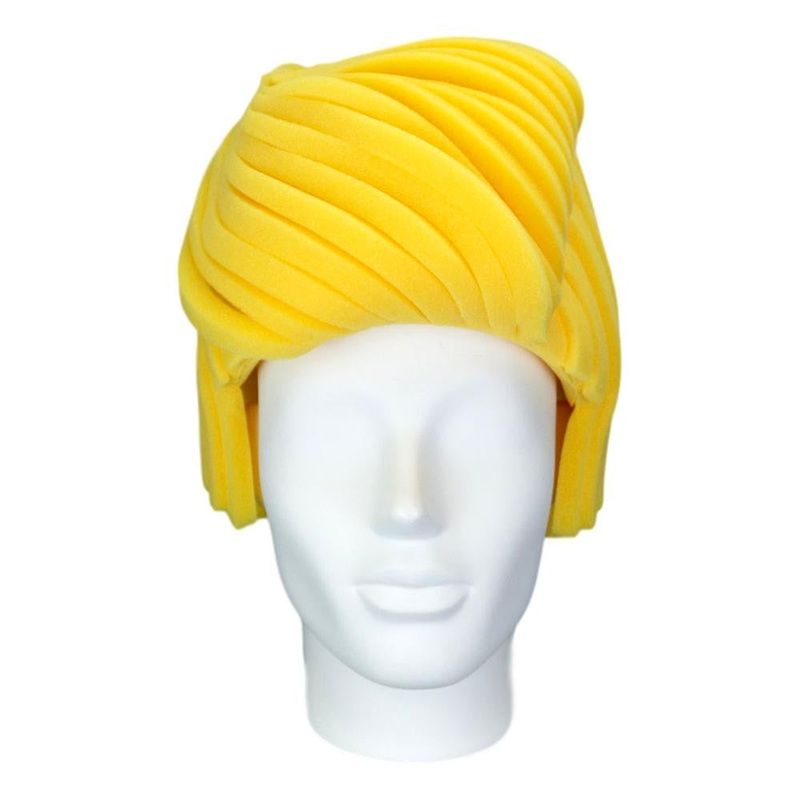 Pompadour Wig|Yellow|Other +$5