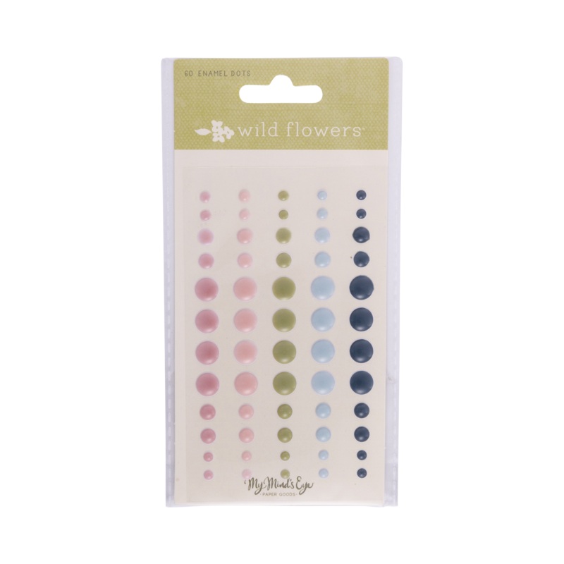 Wild Flowers Enamel Dots