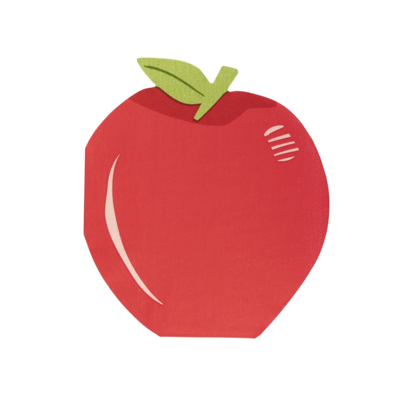 Apple Shaped Paper Napkin