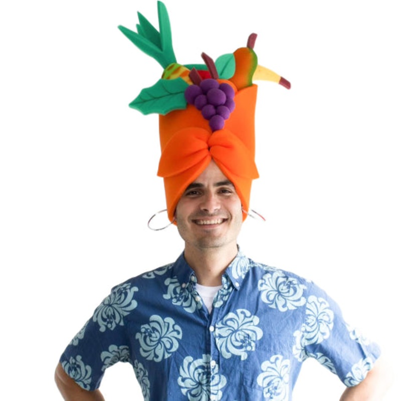 Carmen Miranda Hat|Orange|Other +$5