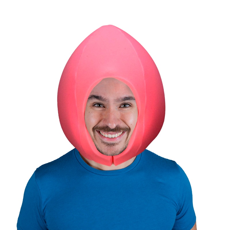 Egg Mask Hat|Pink|Other +$5