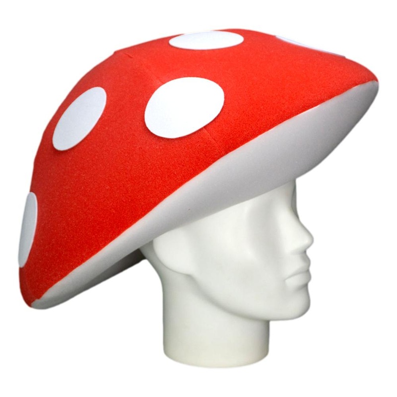 Mushroom Head Hat|Red|Other +$5