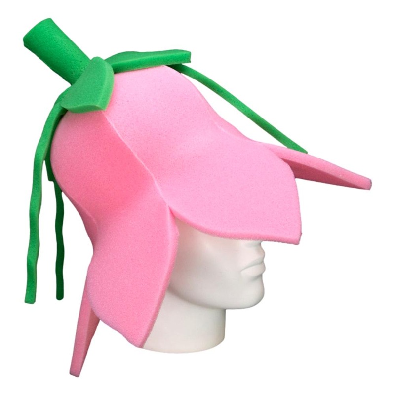 Trumpet Flower Hat|Pink|Other +$5