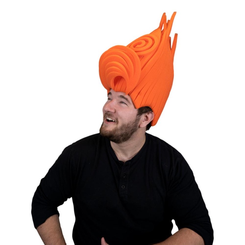 Man Wig|Orange|Other +$5