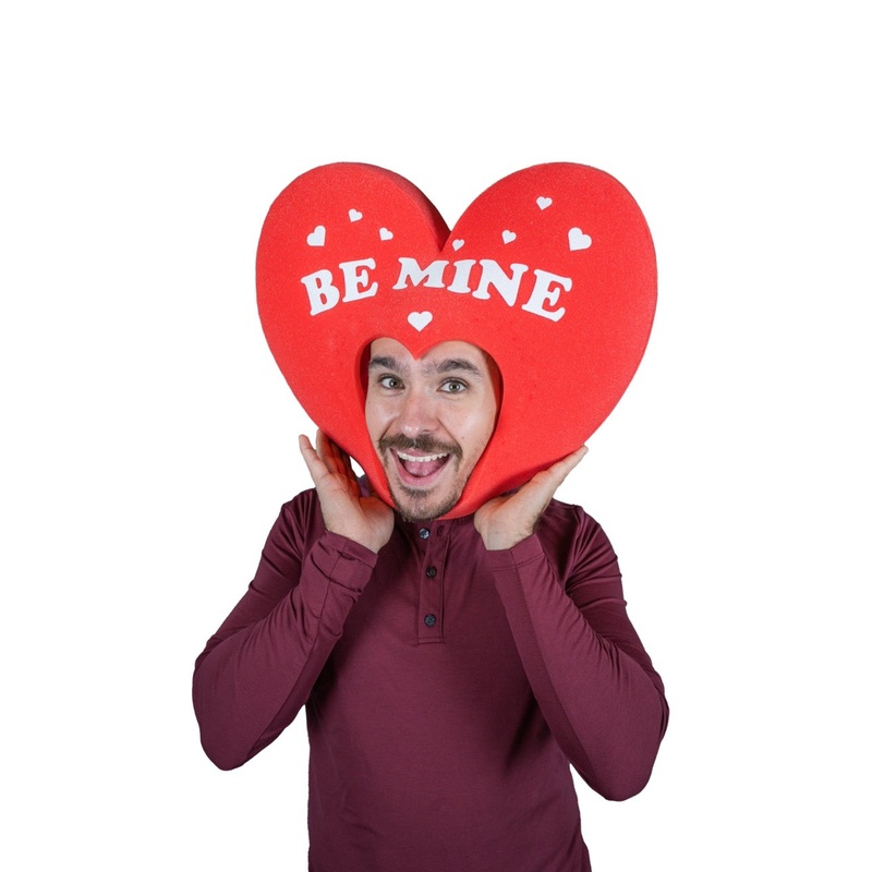 Red Heart Valentine's Day Hat
