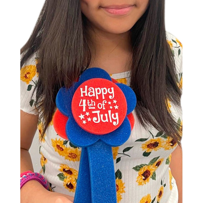 4th of July Foam Pin