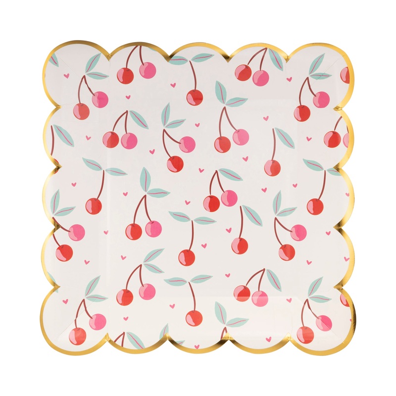 Cherry Bunches Plate