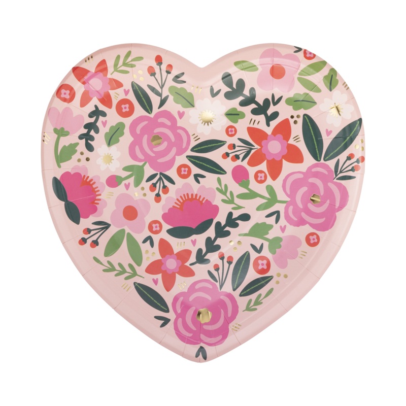Floral Heart Plate