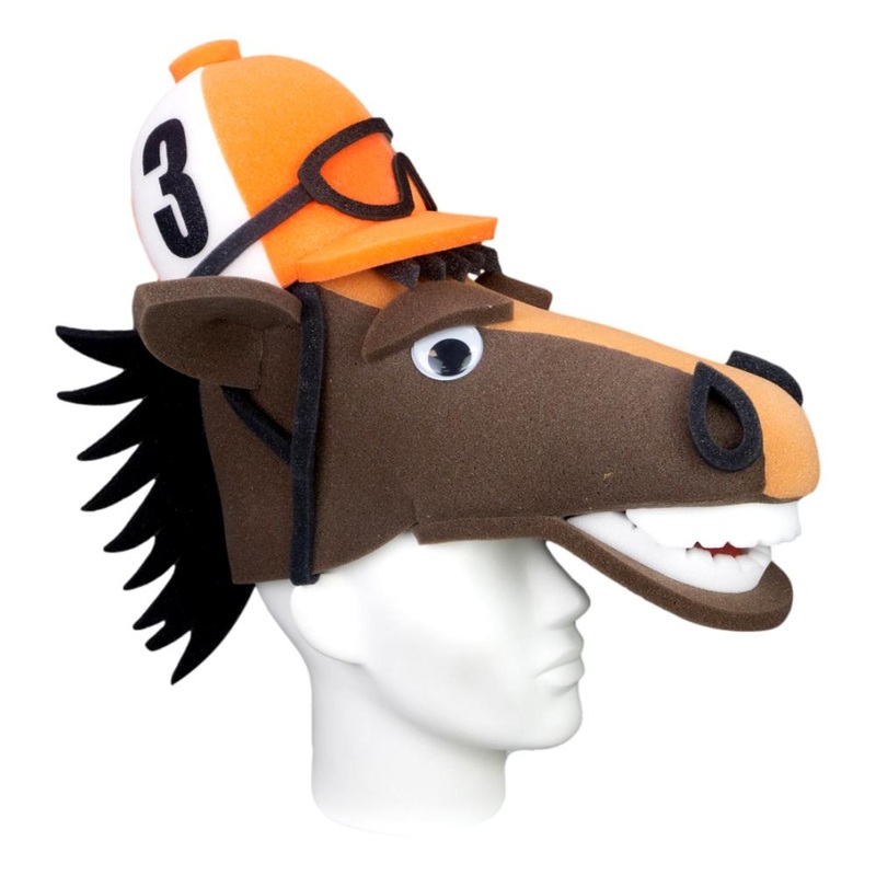 Jockey Big Horse Hat|Orange|Other +$5|White|Other +$5|No|Yes +$5