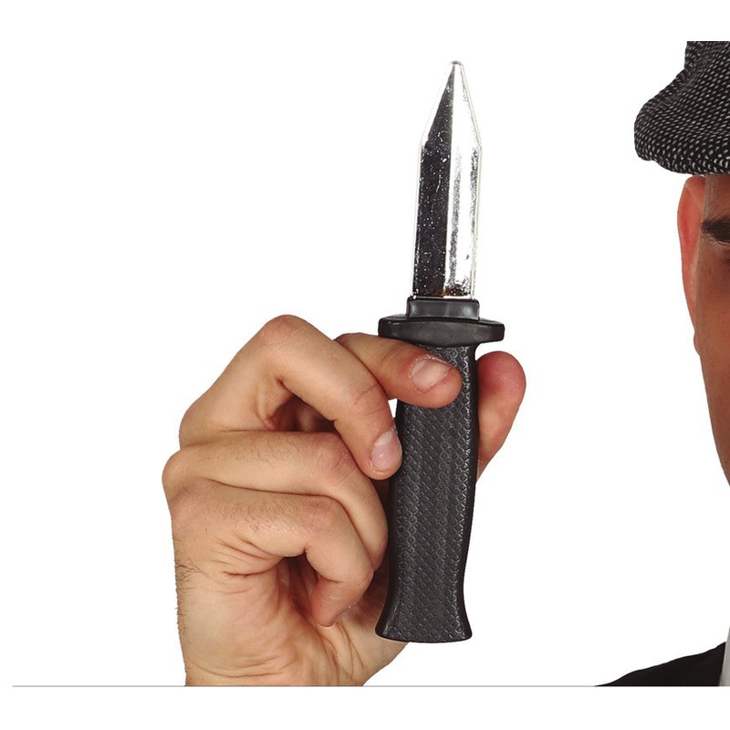 1920s Gangster & Master of Magic Wizard Retractable Knife 19 CM Black