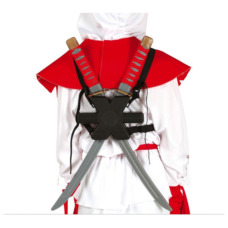2 Shoulder Samurai Swords 55cm