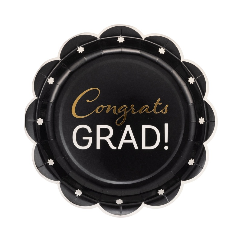 Congrats Grad Paper Plate