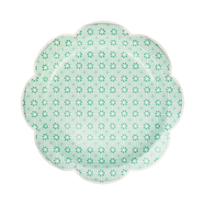 Green Wicker 11 Plate