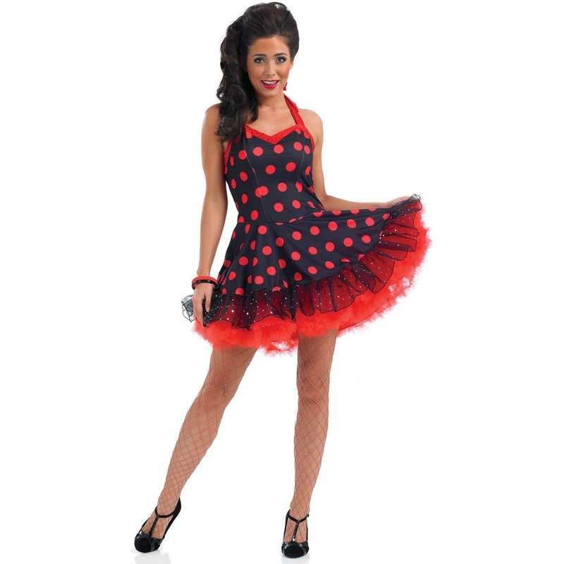 1950s Rock 'n' Roll Petticoat Dress Costume
