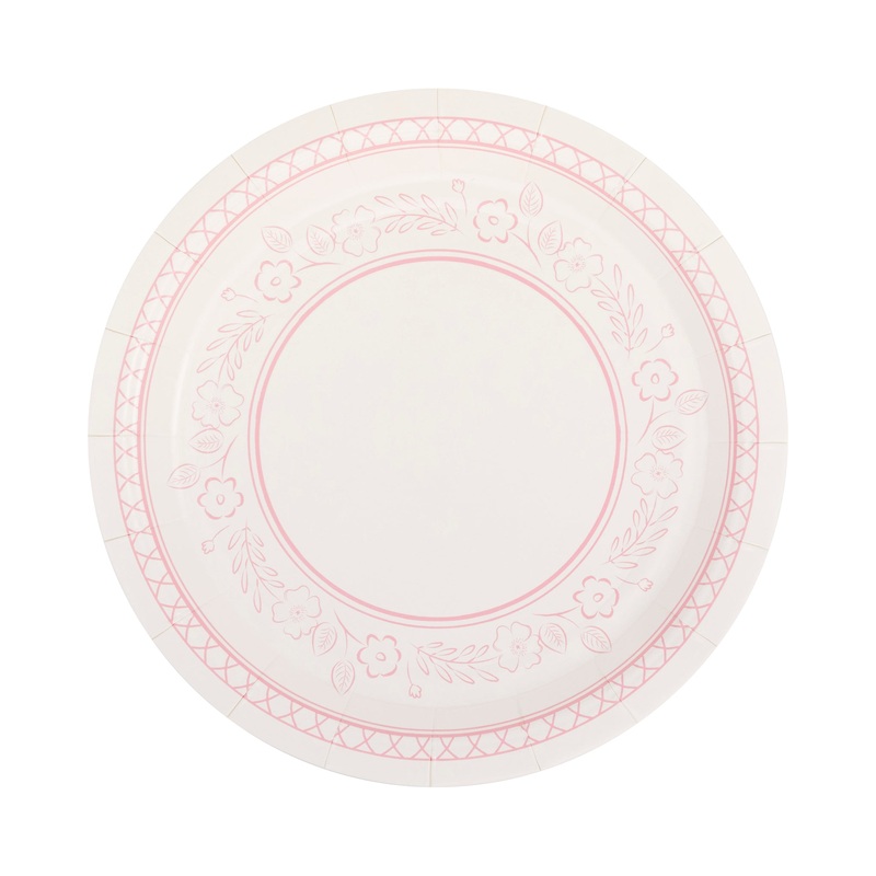 Pembroke Small Pink Floral 7 Plate