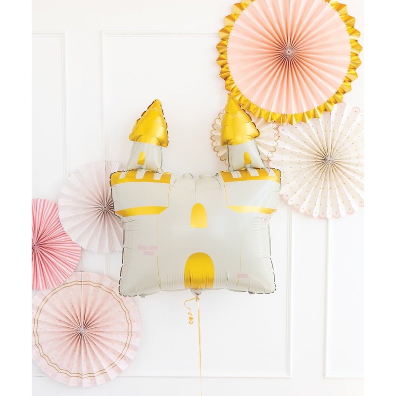 Princess Castle Shaped Mylar Balloon