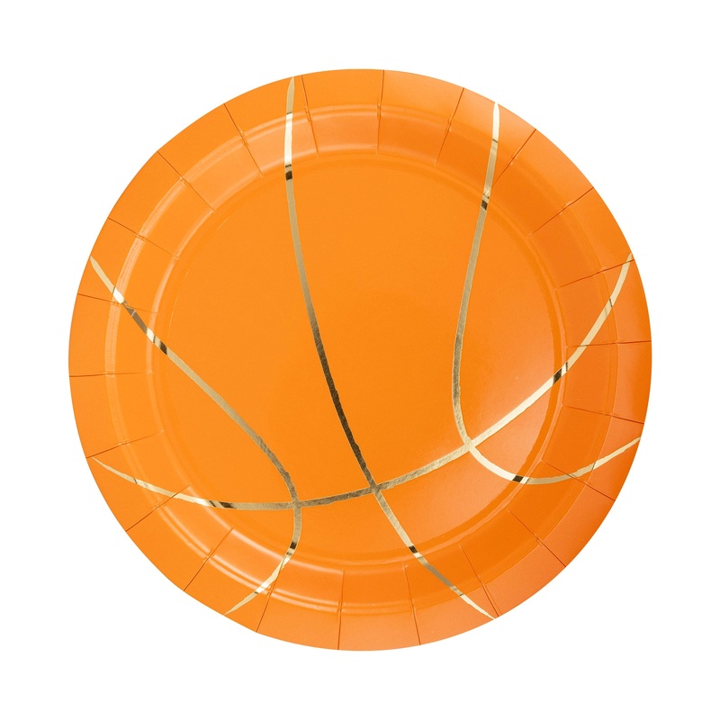Basketball 9 Paper Plate