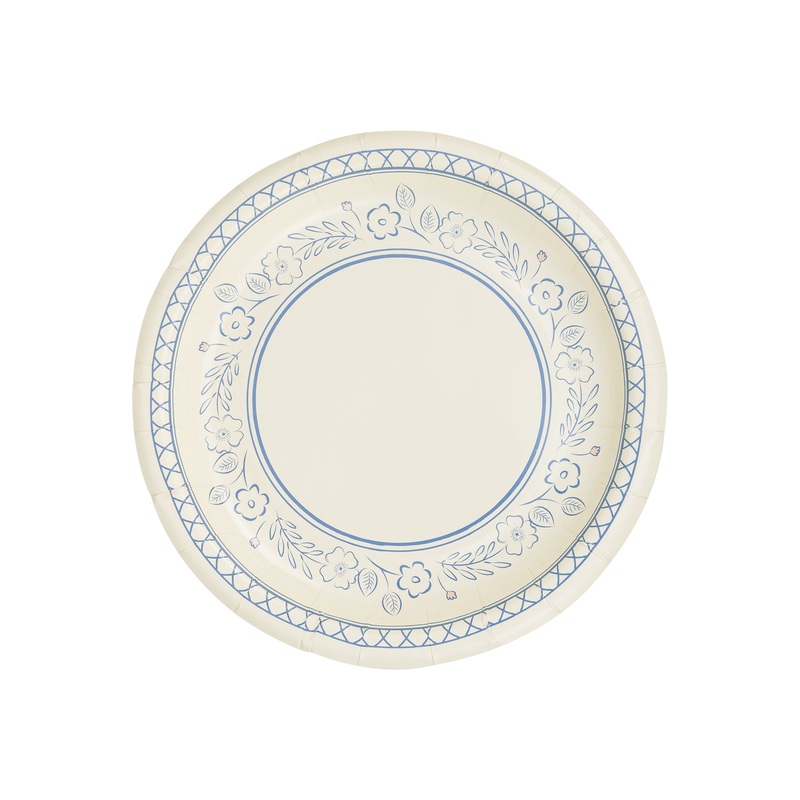 Pembroke Floral 7 Paper Dessert Plate