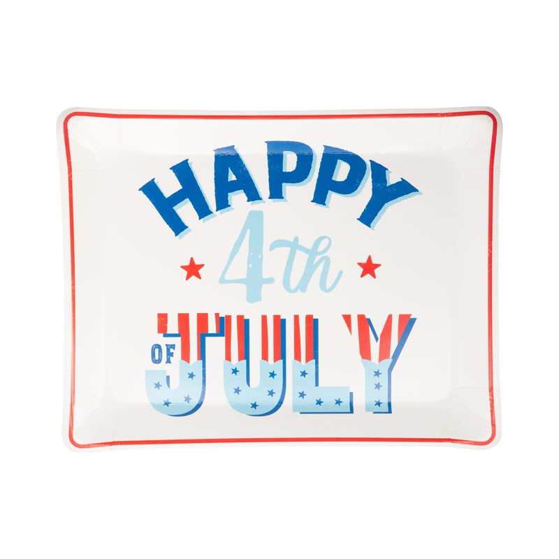 Happy Fourth Paper Plate (8 ct)