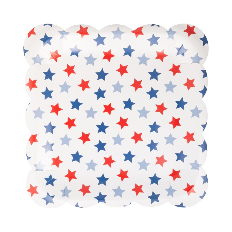 Stars Paper Plate (8 ct)