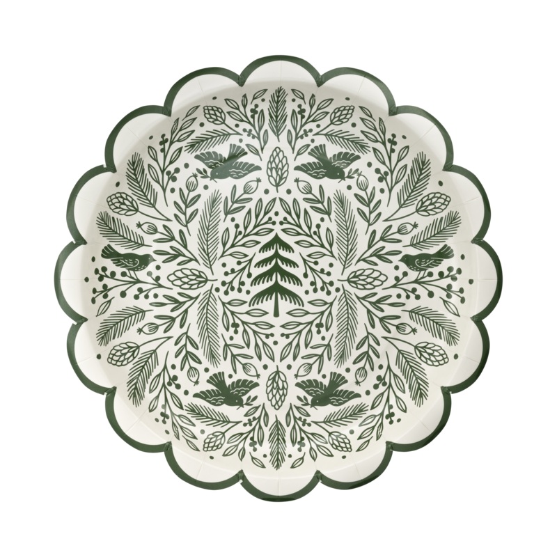 Woodland Scalloped 10 Plate