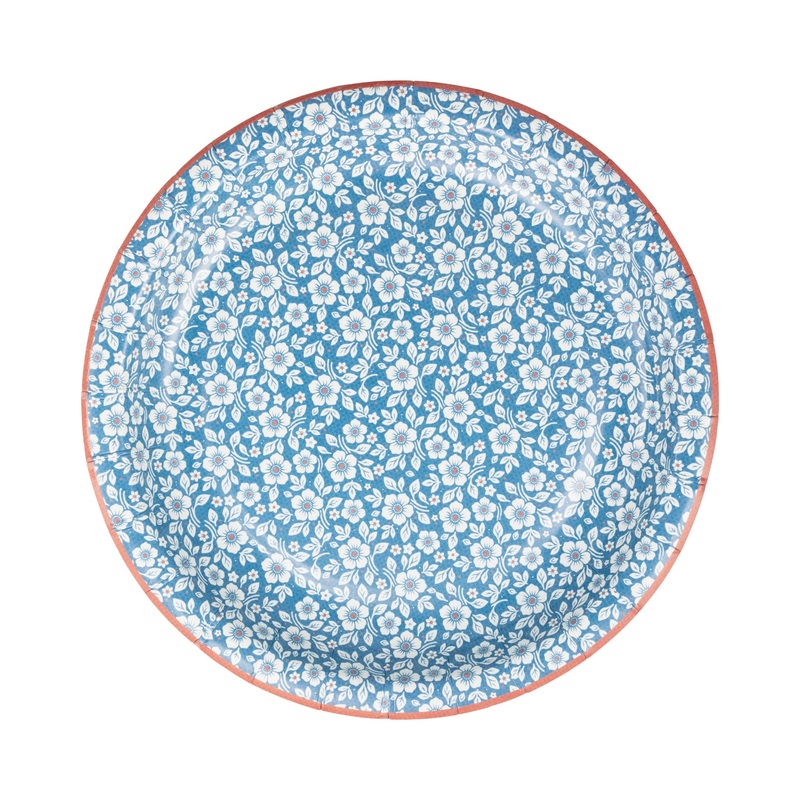 Hamptons Petite Floral 7 Paper Plate