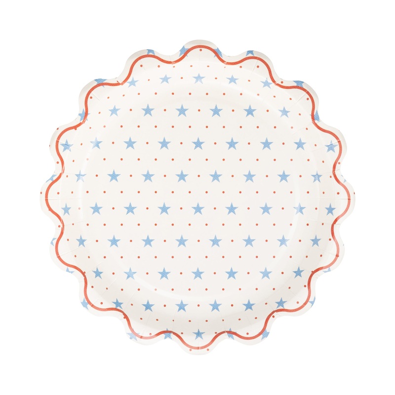 Hamptons Petite Stars 9 Paper Plate