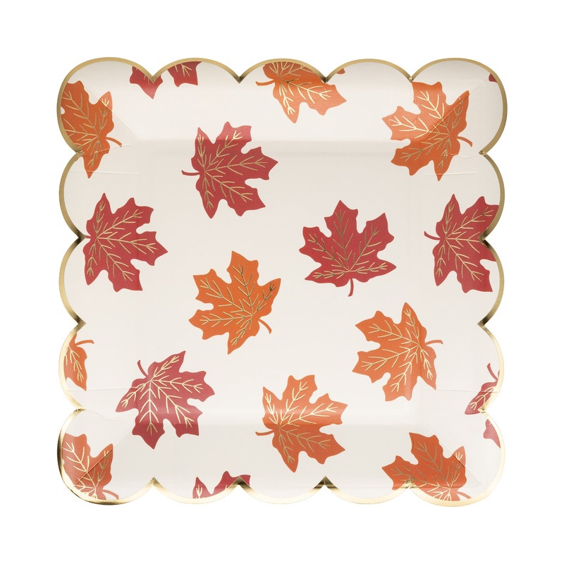 Falling Leaves 9 Paper Plate