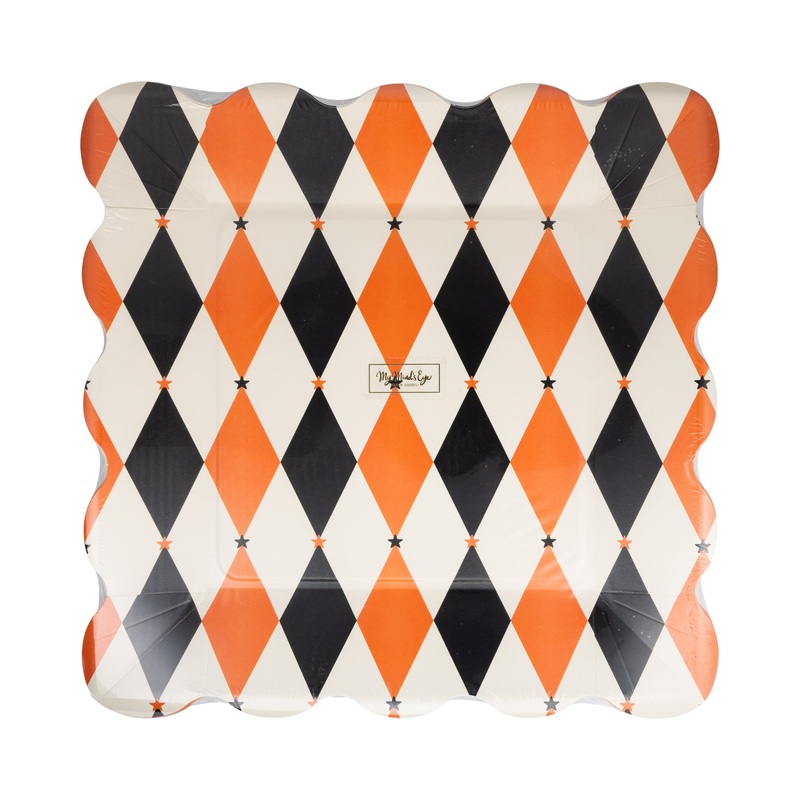 Vintage Harlequin 11 Plate