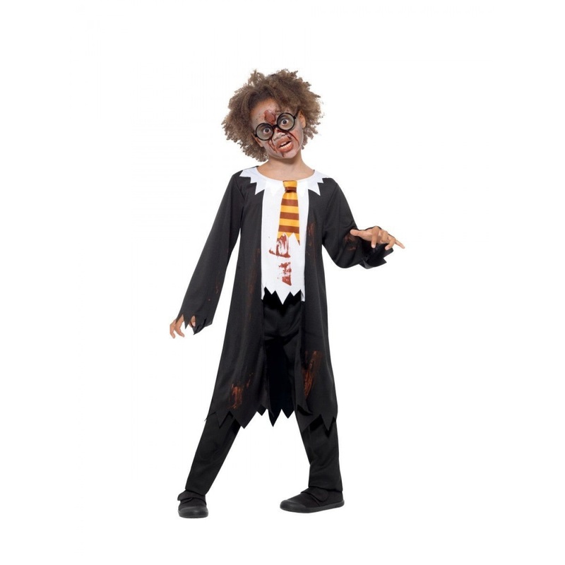 Zombie Student Costume|Small (Age 4-6)|Medium (Age 7-9)|Large (Age 10-12)
