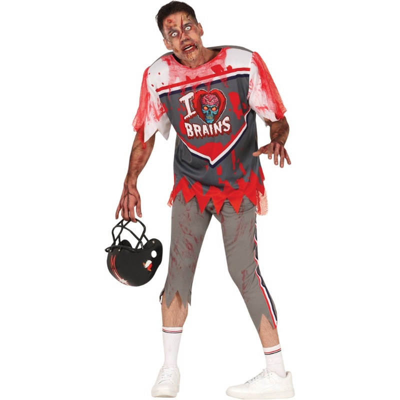 Zombie Rugby Player Costume|Medium|Large