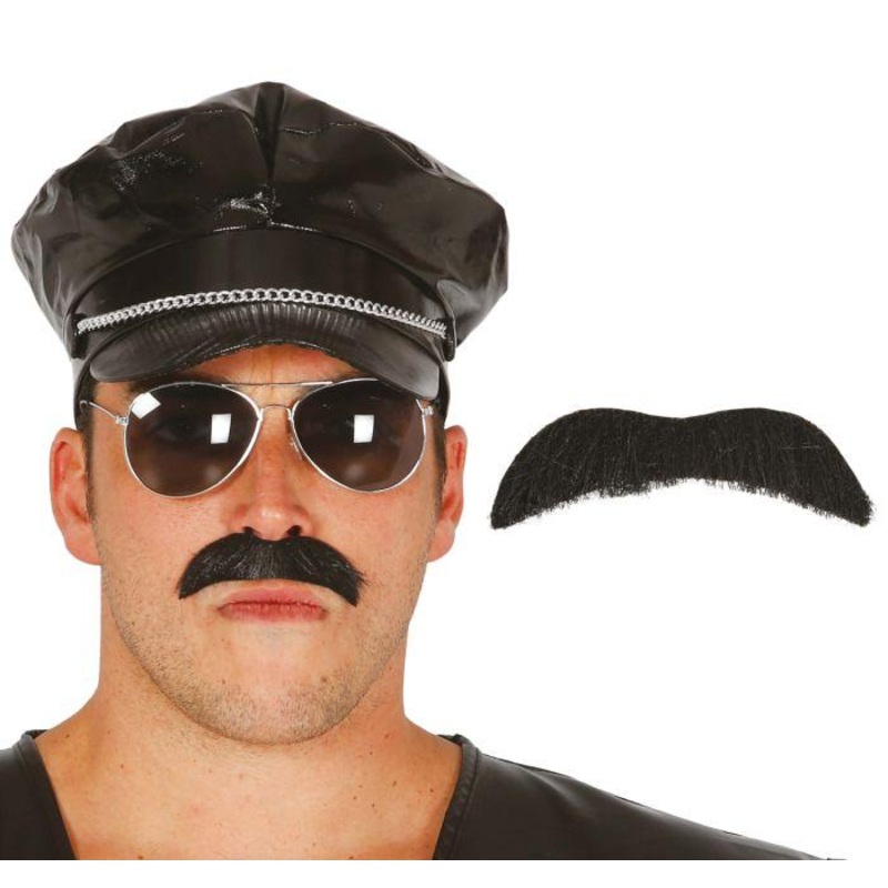 Adhesive Moustache, Black