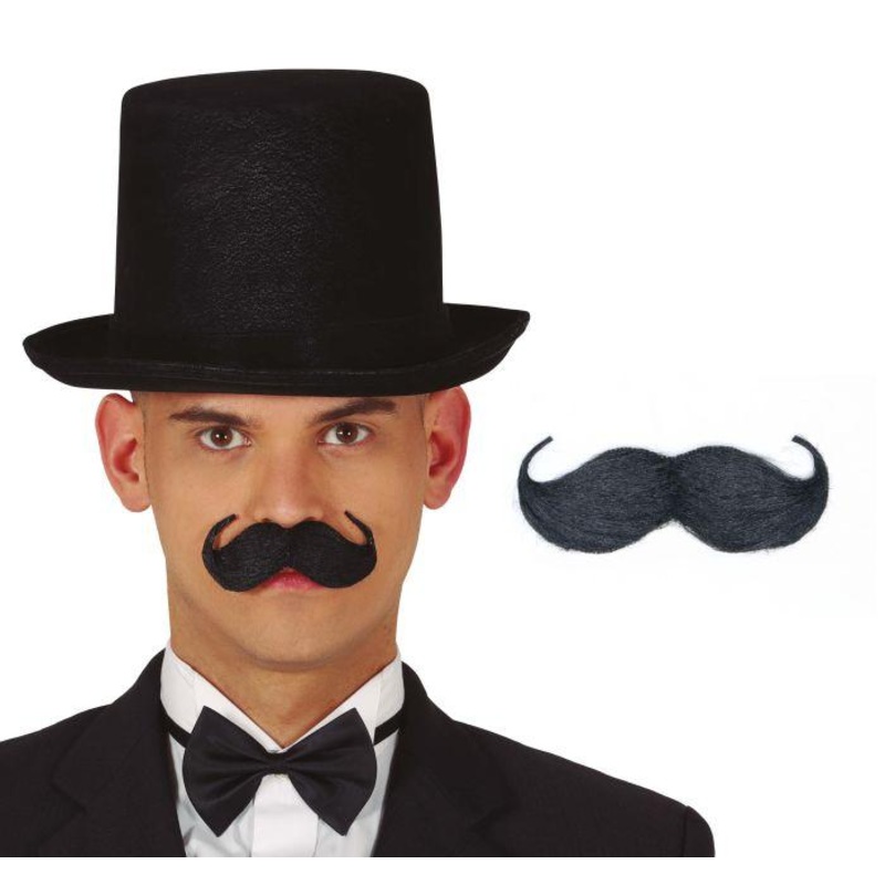 Black English Moustache