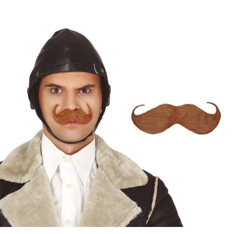 Brown English Moustache