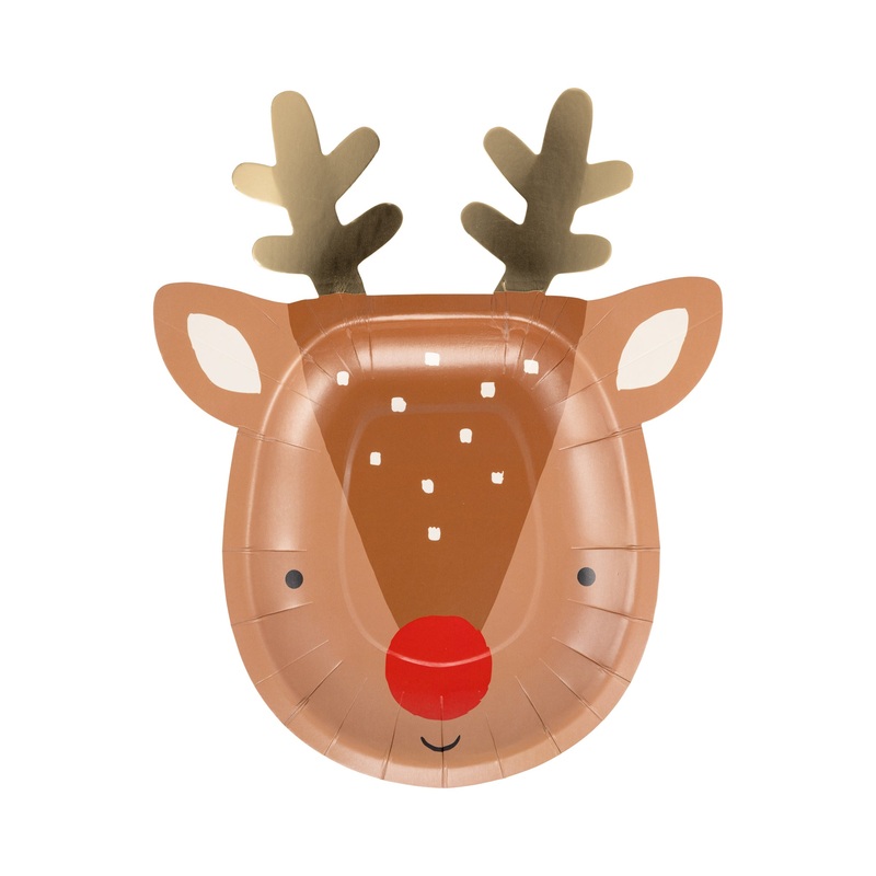 Rudolph Shaped Plate