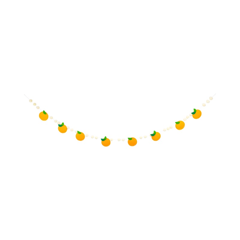 Felt Orange Banner