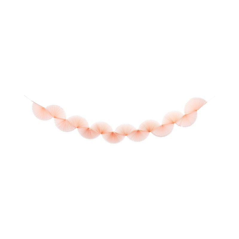 Pink Tissue Bunting Banner
