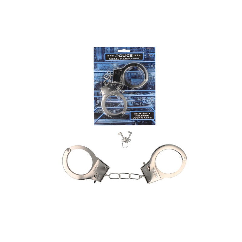 Police Metal Handcuffs with Keys