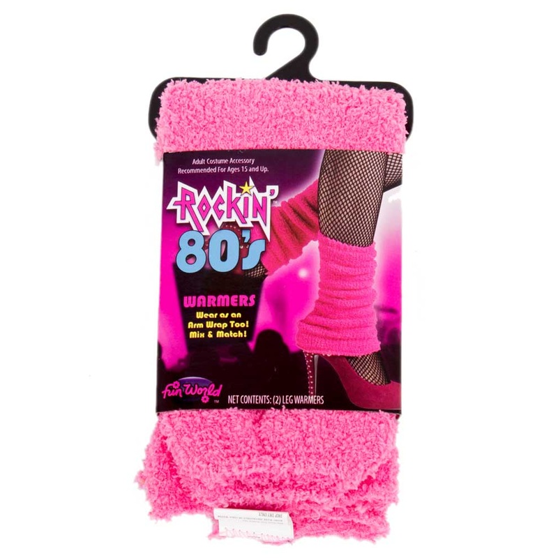 80s Leg Warmers Pink|Default