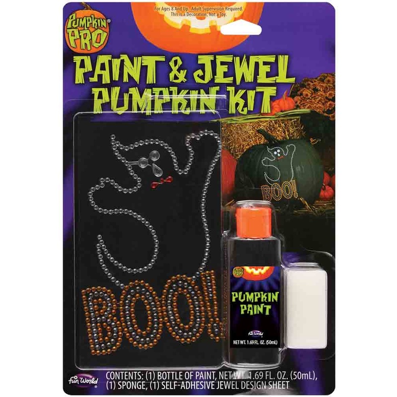 Boo Paint and Jewel Pumpkin Kit