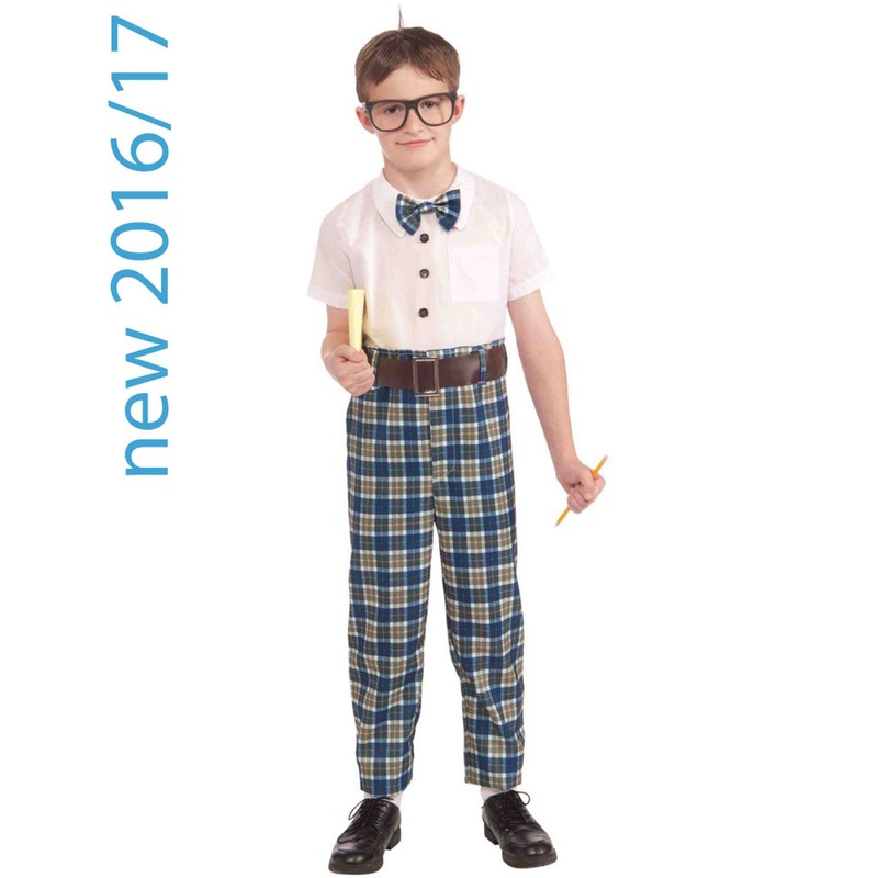 Class Nerd Boys Costume|Large|Medium