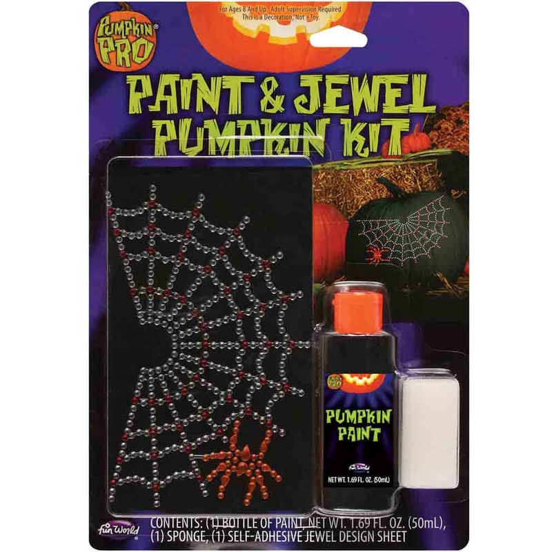 Web Paint and Jewel Pumpkin Kit