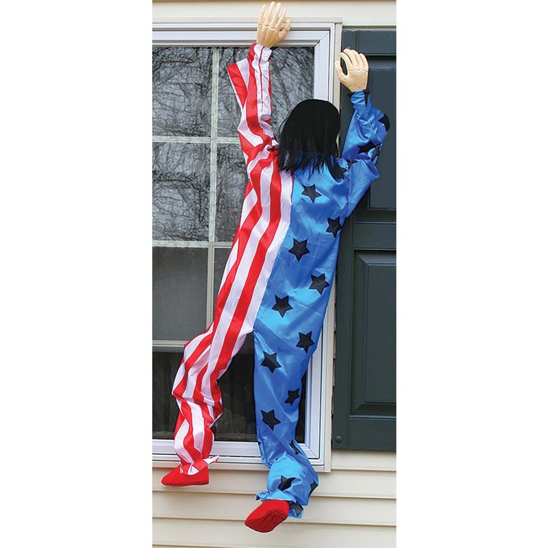 Stars and Stripes Climbing Clown 1.5m Prop