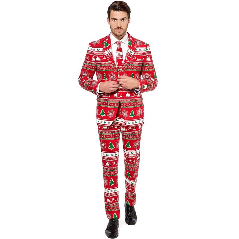 Christmas Opposuit Winter Wonderland Premium Mens Suit
