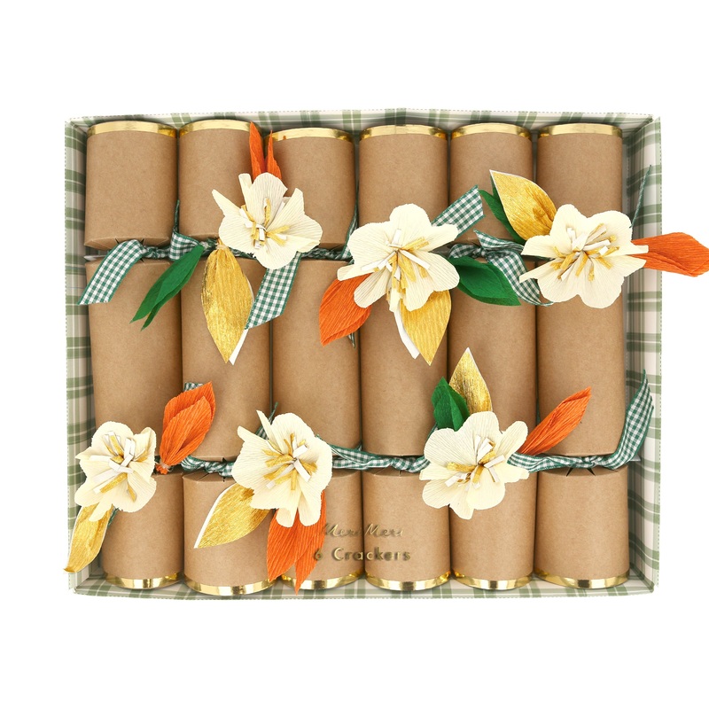 Fall Flower Crackers (x 6)