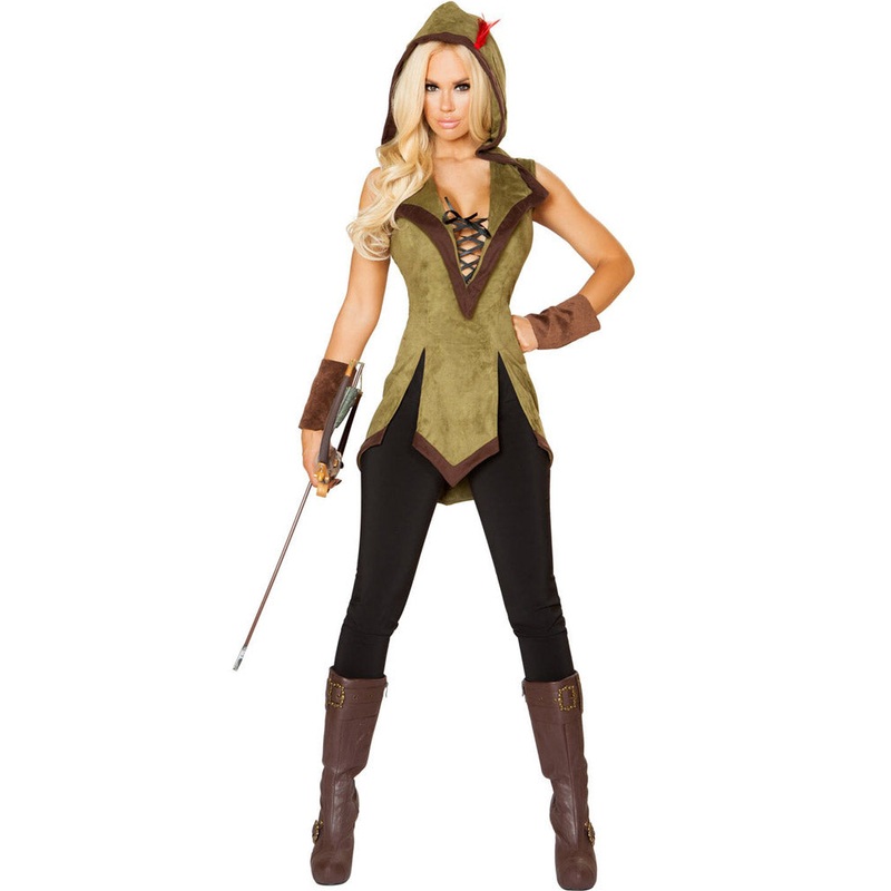 Hooded Outlaw Womens Costume|Medium|Small|Large