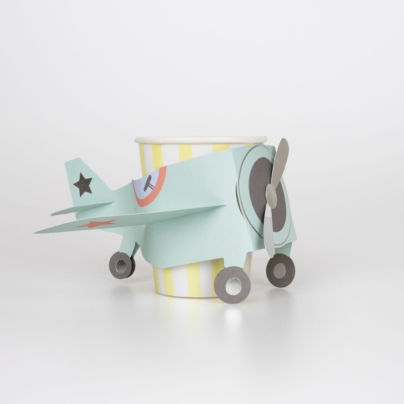 Plane Cups (x 8)