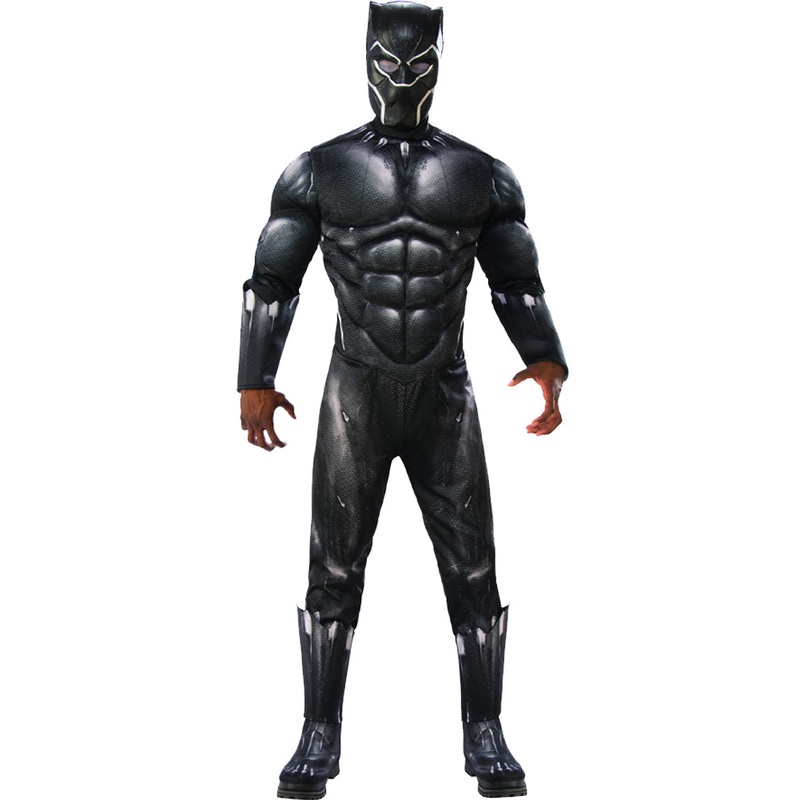 Black Panther Movie Deluxe Black Panther Mens Costume